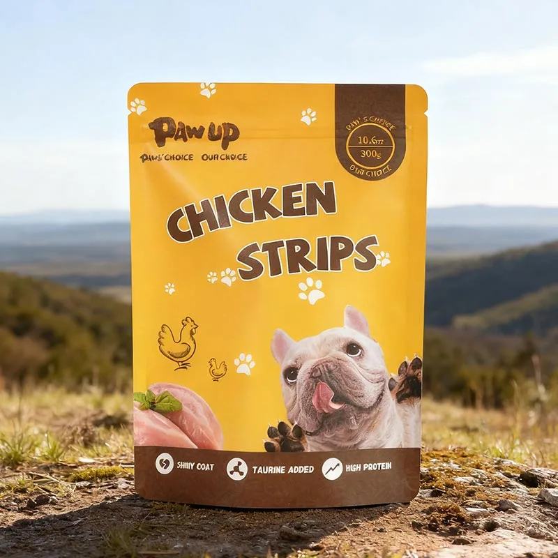 Ekologiški kraftpopieriniai kačių maisto maišeliai